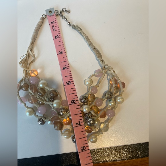 💎 **Vintage Liz Claiborne Multi-Strand Necklace & Matching Earrings** 💎 - Picture 8 of 9